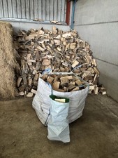 Logs Seasoned Ash. Bulk Bags