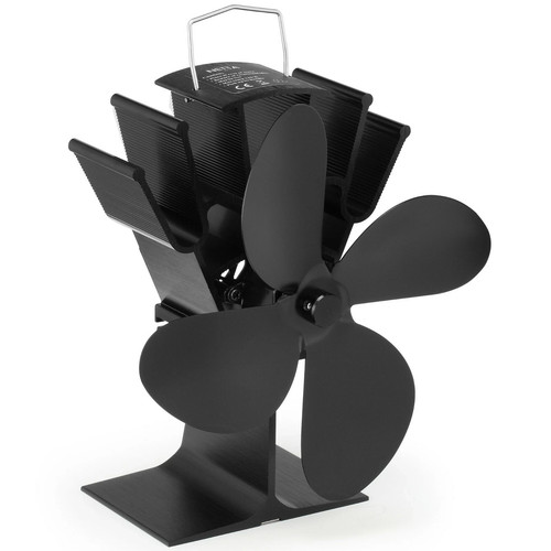 Blades heat powered stove - heat,