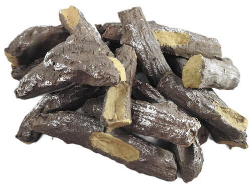 Gas fire logs coals - logs, ceramic